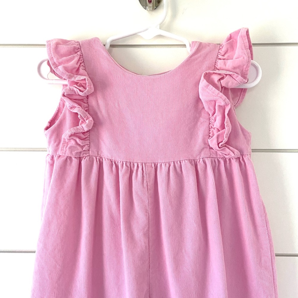 Pink ruffle romper 18 months